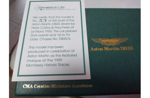 CMA Aston Martin DB3S/6 -62 EMU - Scale 1/24