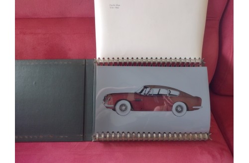 Aston Martin DB6 colors panel book
