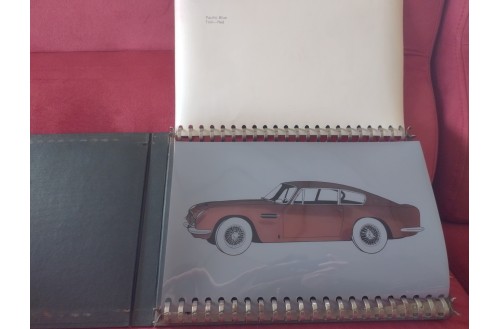 Aston Martin DB6 colors panel book