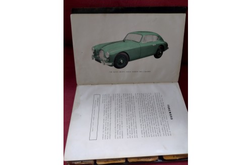 Aston Martin DB2/4 Instruction book