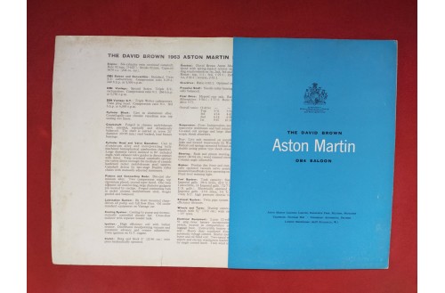 Aston Martin DB4 Brochures  Series 5