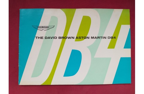 Aston Martin DB4 Brochures  mint conditon - 1963 - DB4 Series  5