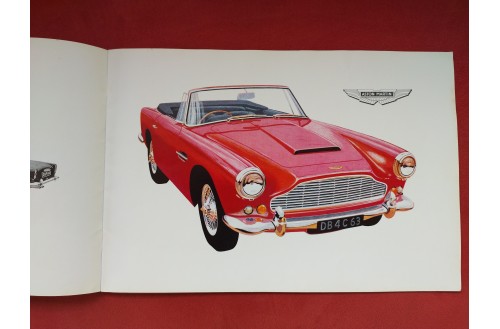 Aston Martin DB4 Brochures  mint conditon - 1963 - DB4 Series  5