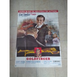 GOLDFINGER - James Bond  - Affiche Originale en Français 1964