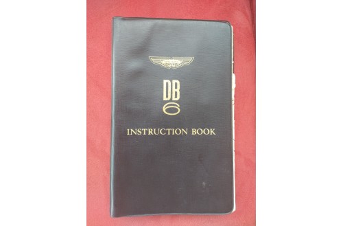 Aston Martin DB6 Instruction Book 1967