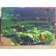 Aston Martin DB2s at Le Mans 1951 original painting by Yahn Janou
